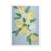 Lemon Florals Poster Print